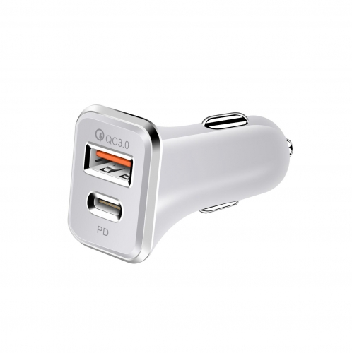 38W QC3.0+PD Car Charger